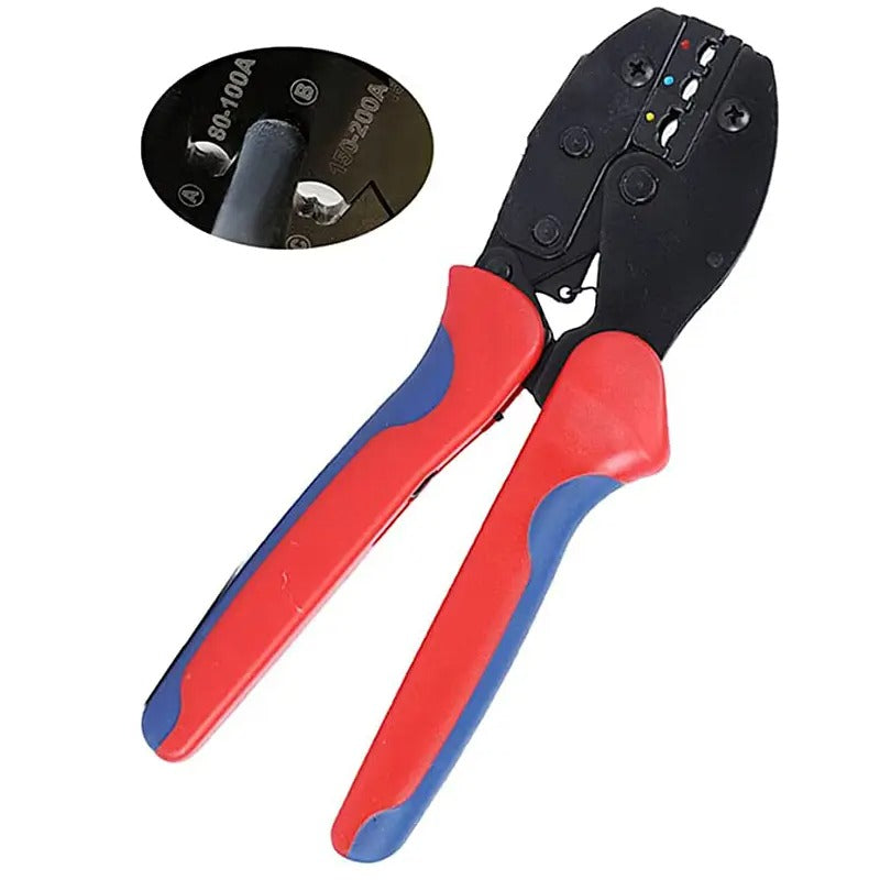 0.5-6.0mm² Crimper Cable Cutter Auto Wire Stripper Multifunction Pliers LY-03C for Ring Linsulated Wire Stripping Crimping Terminal