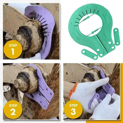 1 jeu de joints d'arbre non démontables, joints épais en caoutchouc et plastique pour pelle, chargeuse, bulldozer et chariot élévateur