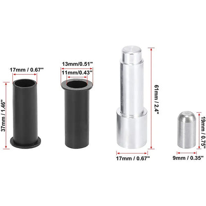 17 Pieces Door Pin Guides & Door Bushing Removal Tool for Jeep Wrangler JK JL 07-20