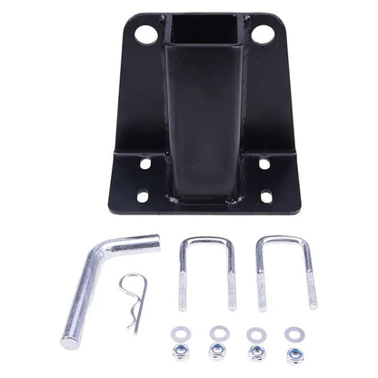 2 Inch Receiver Trailer Tow Hitch with Pins and Clips Kit for Kawasaki Mule 600 610 4x4 SX KAF400