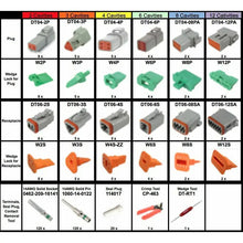 432 Pcs Deutsch DT Connector 14-16 AWG Solid Contacts Kit & Tools