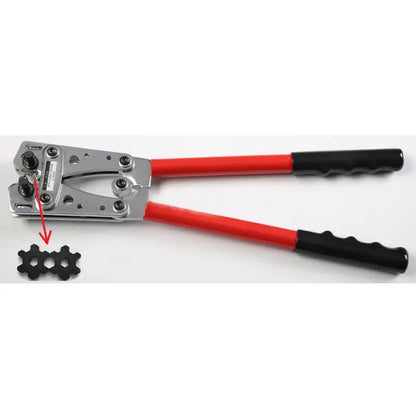 LX-50B Heavy Duty Hex Crimping Tool for 6-50mm² Cable Lug Connector Crimper