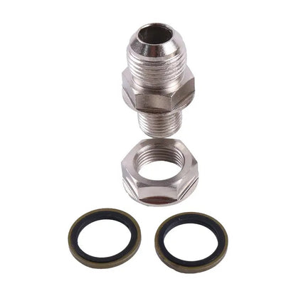 Aftermarket Kinugawa Turbo Oil Pan Return Drain Plug Adapter Fitting 10AN No Welding Steel