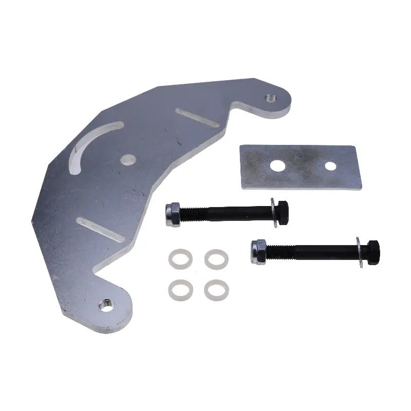 Plaque de support en D pour ponceuse à bande avec axes boulonnés pour ponceuse à couteaux 2x72" ou 2x48".