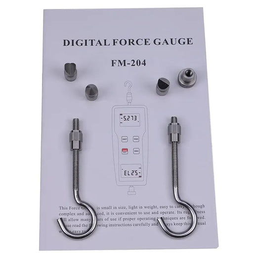 FM-204-100K 980N 100kgf 220Lbf Digital Force Gauge Push Pull Gauge Dynamometer Peak Track Mode 0.5% Accuracy - KUDUPARTS