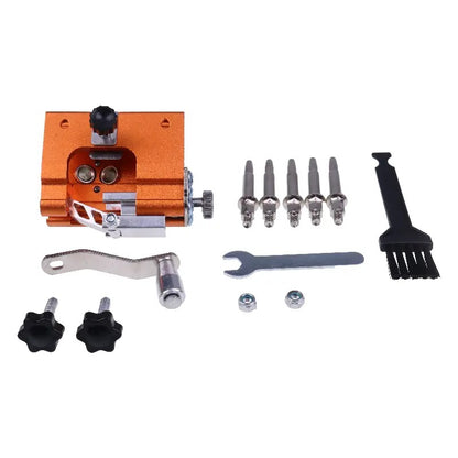 Portable Upgraded Manual Electric Sharpening Jig Set with Glove Brush Head Grinding Head for All Electric Saw Chain