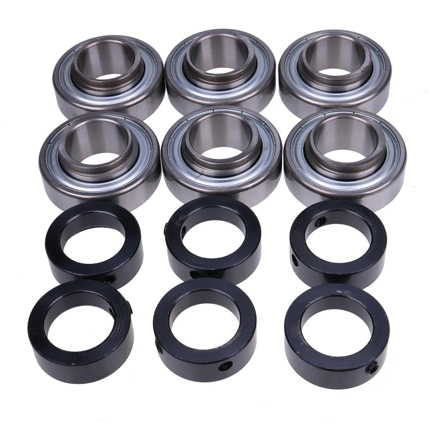 6 Pieces Spindle Bearing JD8597 for John Deere Combine 4420 4400 600 6620 7700 8820 Tractor 316 317 140 - KUDUPARTS