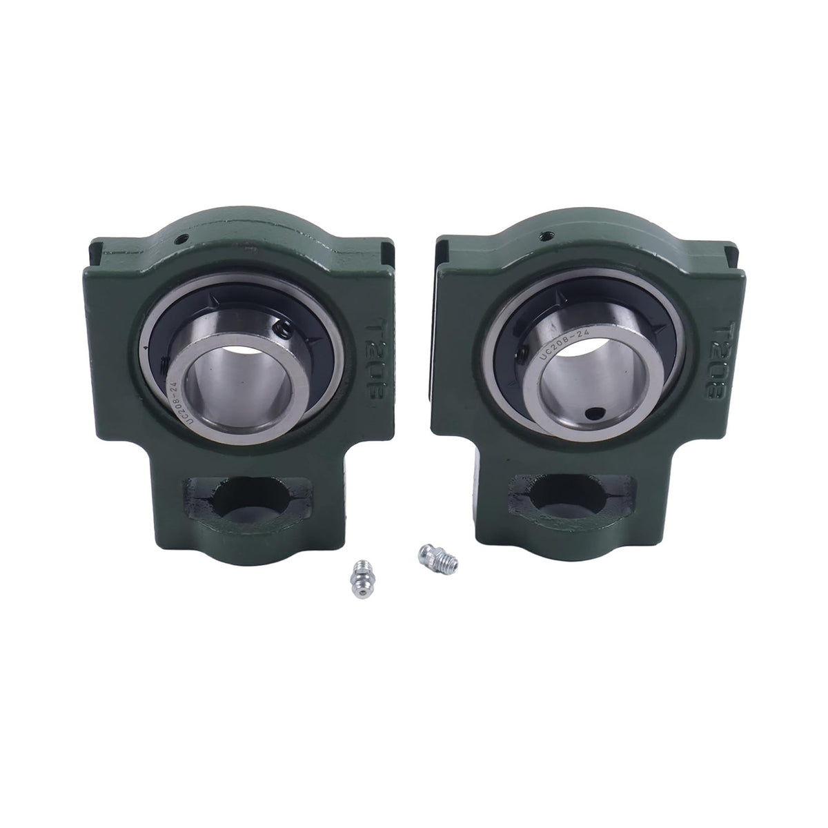 1-1/2" Take-up Ball Bearing Unit UCT208-24 UCST208-24 VTWS224 ST-24 for Harvester Blower Loader - KUDUPARTS