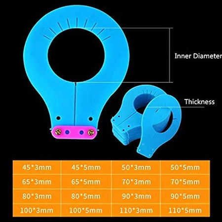 1 Set Non-dismantling Shaft Gasket Thick Rubber Plastic Gasket for Excavator Loader Bulldozer Forklift - KUDUPARTS