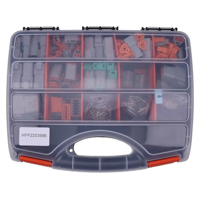 Kit de 518 connecteurs Deutsch DT à contacts solides 14-16 AWG