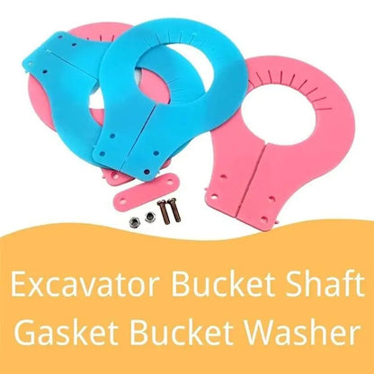 Kit de 8 cales d'axe de godet non démontables de 65 mm pour pelles et chargeuses compactes Caterpillar CAT 312 Bobcat, John Deere 130G, Komatsu, Kubota, Takeuchi et CASE.