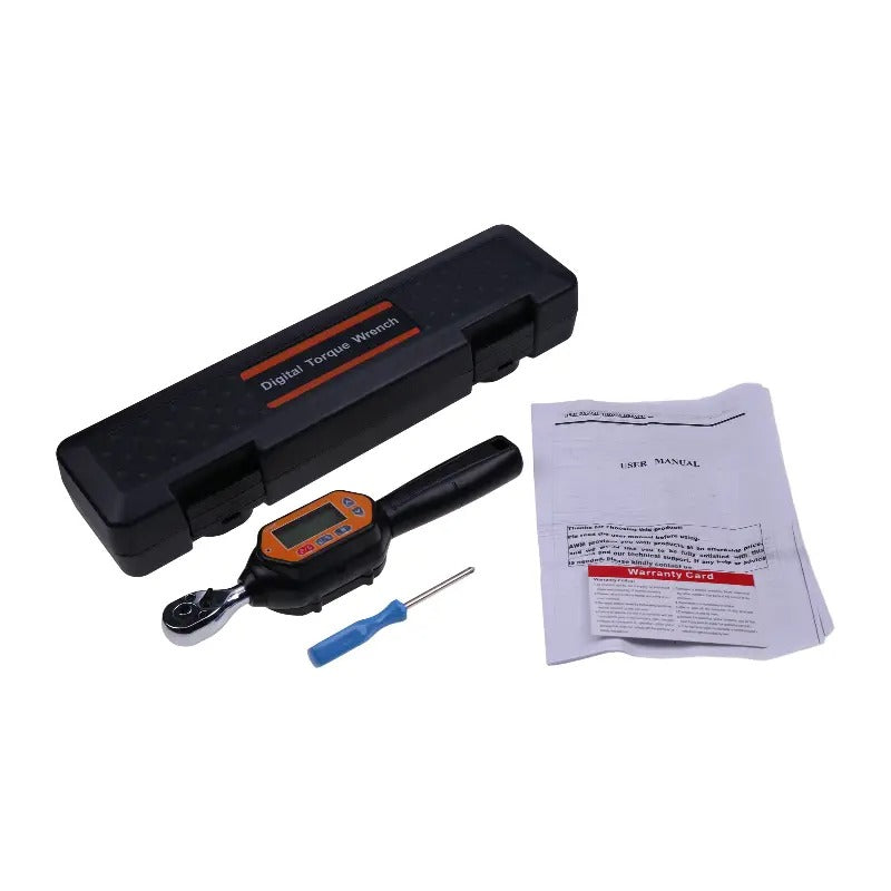 AWM-10 N 1/4 inches Mini Digital Reversible Torque Wrench 0.22-7.37 ft-lbs(0.3-10 Nm) - KUDUPARTS