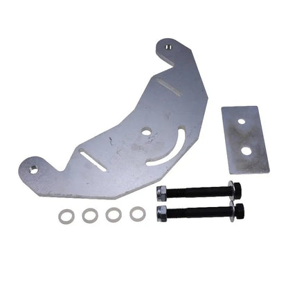 Plaque de support en D pour ponceuse à bande avec axes boulonnés pour ponceuse à couteaux 2x72" ou 2x48".