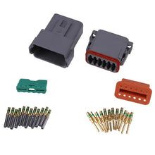 Kit de connecteurs Deutsch DT à 12 broches avec contacts solides 14 AWG