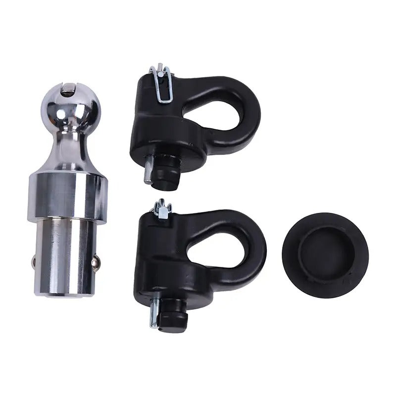 Kit de boule d'attelage à col de cygne et chaîne de sécurité Puck System 2-5/16" 60692 pour Ford F-250, F-350, F-450, Chevrolet Silverado, GMC Sierra et Nissan Titan XD