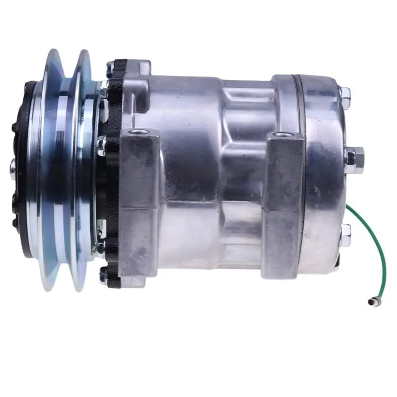 Compresseur de climatisation Sanden SD7H13 4674027 pour pelle hydraulique John Deere 60D 60G