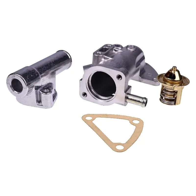 Thermostat 2500870 Cover 2810945 Complete Water Flange 5001956 554082 for Kubota Engine Z482 D662 D722 - KUDUPARTS