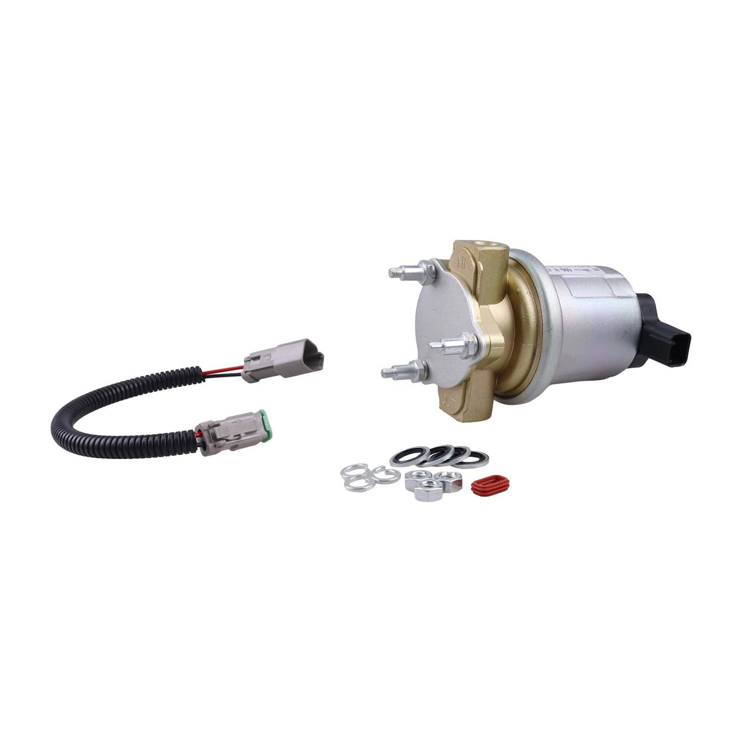 24V Fuel Transfer Pump Kit 87585338 J990106 for Cummins QSB5.9 6B 5.9L Engine CASE CX210 CX240 CX290 New Holland RG170.B(Ship to US Only.)