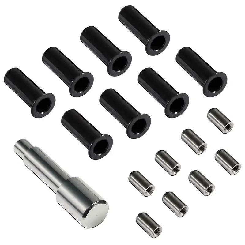 17 Pieces Door Pin Guides & Door Bushing Removal Tool for Jeep Wrangler JK JL 07-20 - KUDUPARTS
