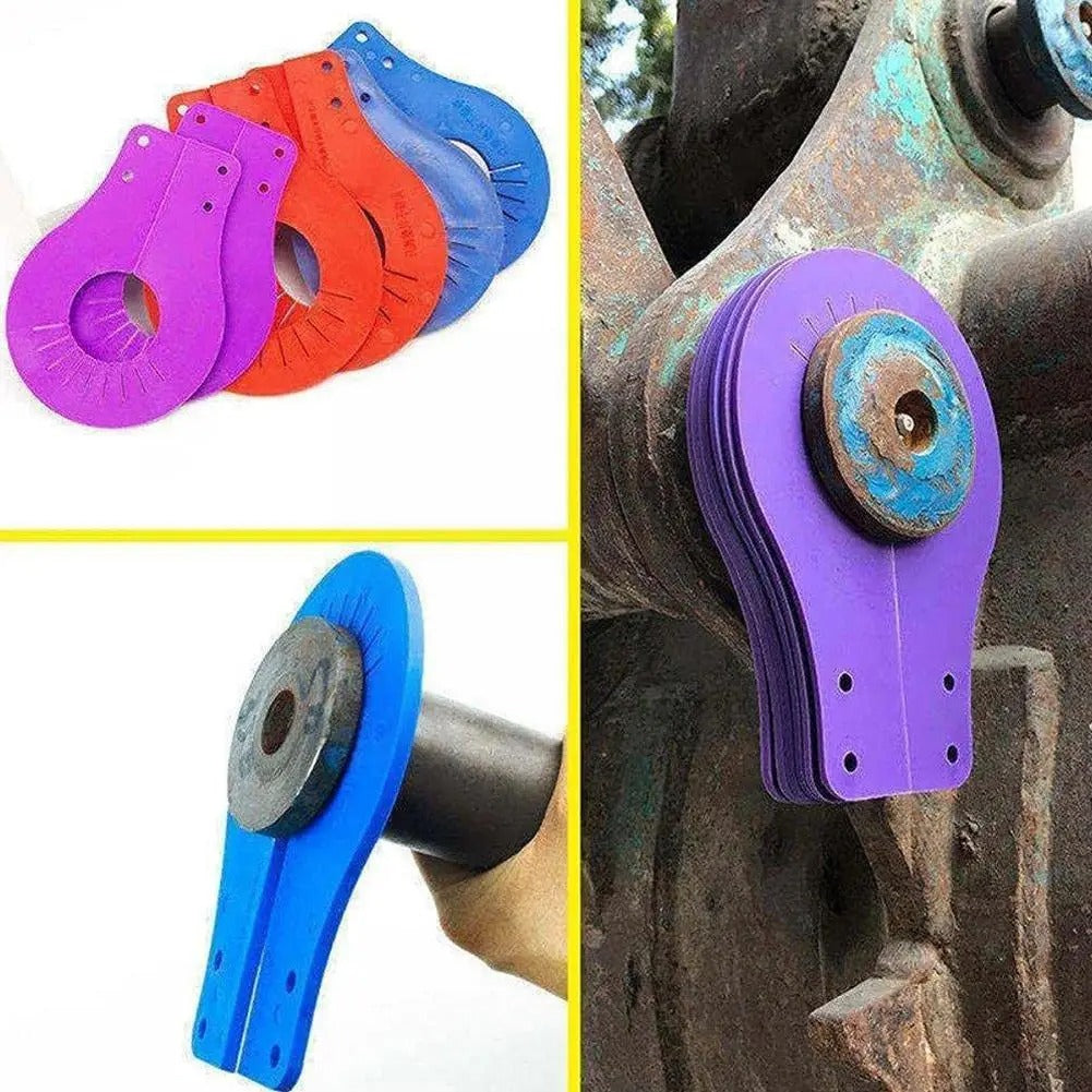 Kit de 8 cales d'axe de godet de 45 mm sans démontage pour pelles et chargeuses compactes Caterpillar, CAT, Bobcat, John Deere, Komatsu, Kubota, Takeuchi et CASE.