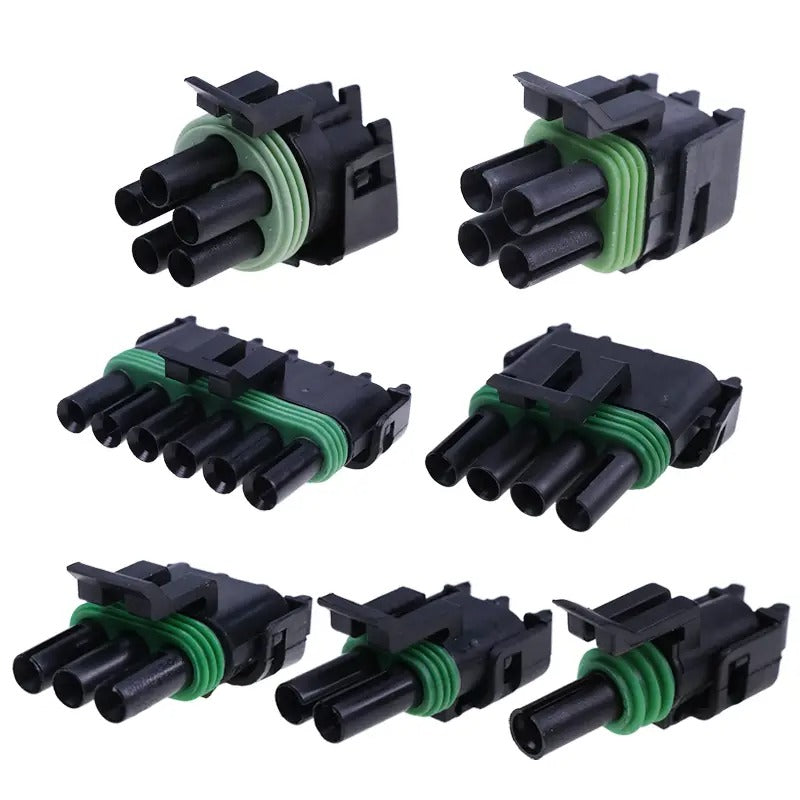 Pro Weather Pack Connector Kit WP-1104 With Non-Ratcheting Crimp Tool - KUDUPARTS