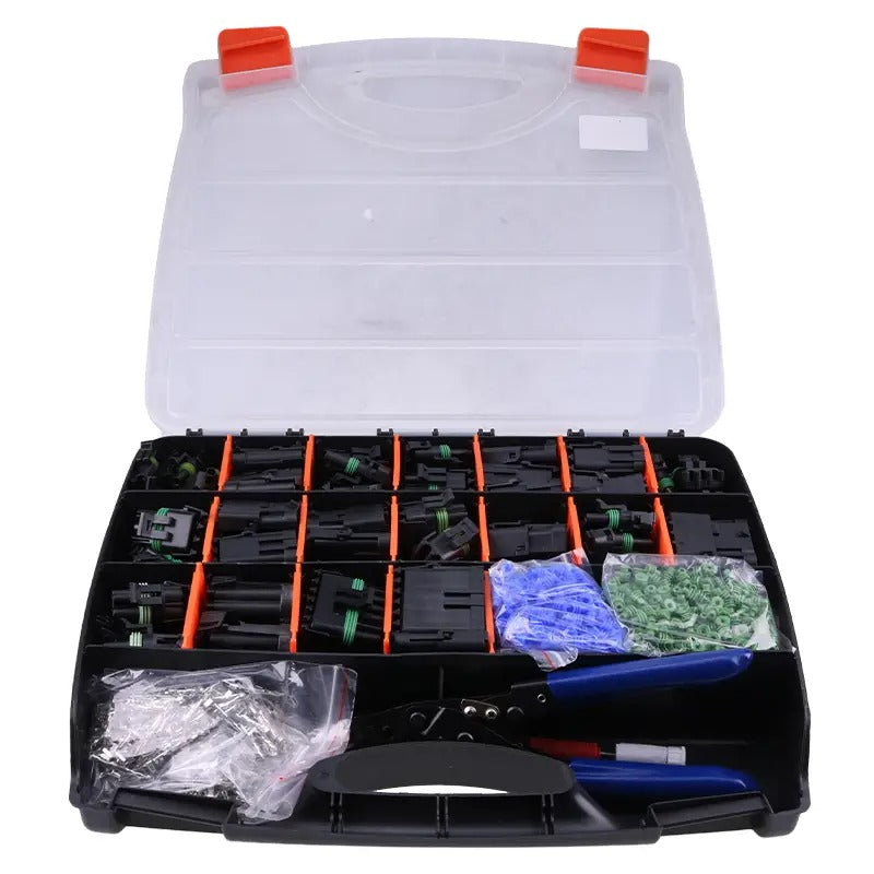 WP-1505 Pro Weather Pack Connector Kit With T-18 Crimp Tool - KUDUPARTS