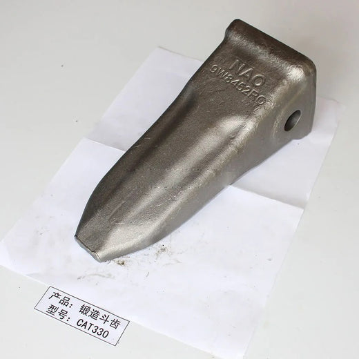For Caterpillar Excavator CAT 225 229 235 325 330 E300 E300B Forging Bucket Tooth Tips-long 9W-8452 - KUDUPARTS