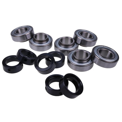 6 Pieces Spindle Bearing JD8597 for John Deere Combine 4420 4400 600 6620 7700 8820 Tractor 316 317 140 - KUDUPARTS