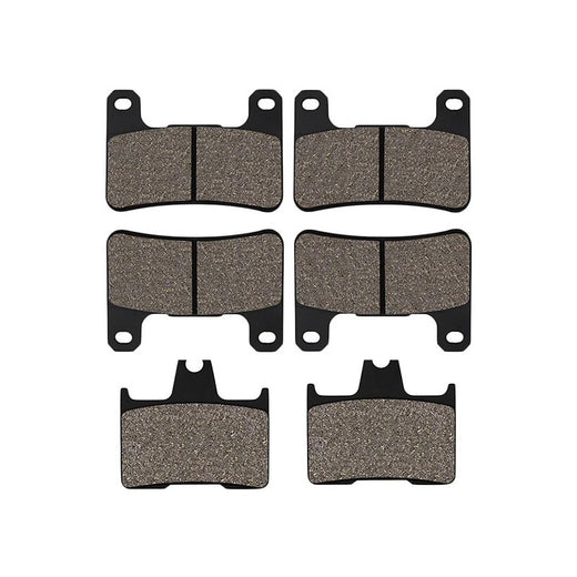 6 Pcs Front & Rear Brake Pad FA379 FA254 for Suzuki Motorcycle GSXR600 GSXR700 GSXR1000 2004-2006 - KUDUPARTS