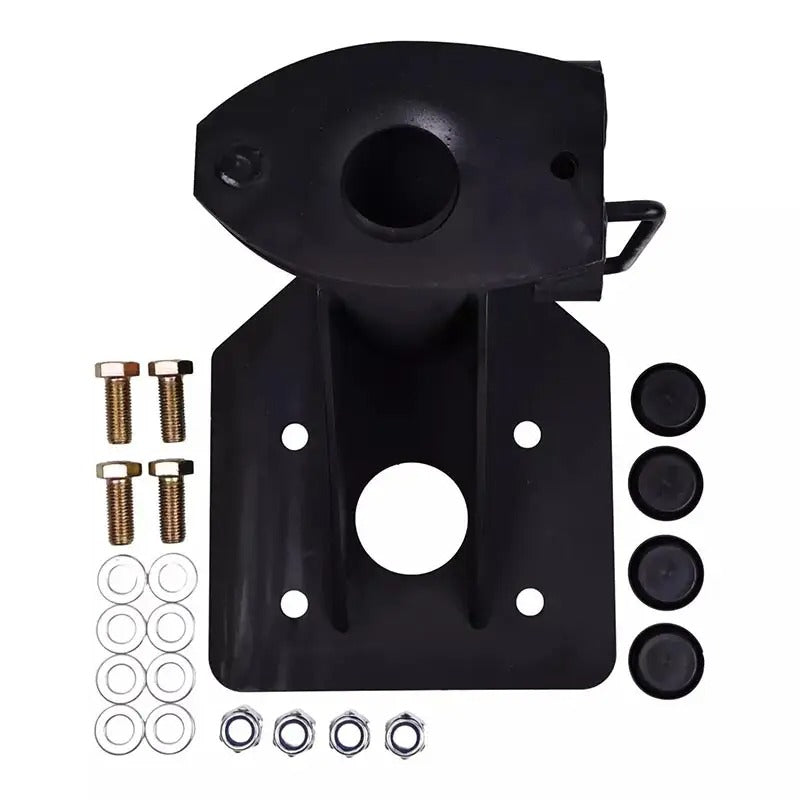 Kit de conversion adaptateur pour caravane à roues de 12 pouces vers boule d'attelage à col de cygne