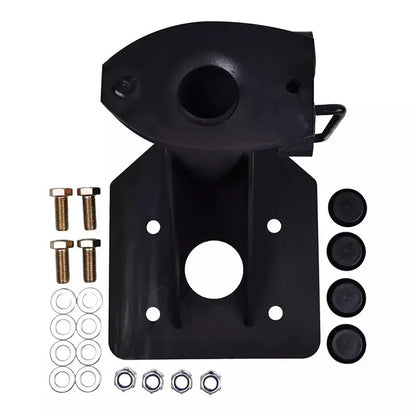 Kit de conversion adaptateur pour caravane à roues de 12 pouces vers boule d'attelage à col de cygne