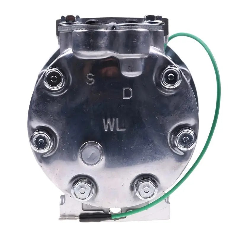 Compresseur de climatisation Sanden SD7H13 4674027 pour pelle hydraulique John Deere 60D 60G