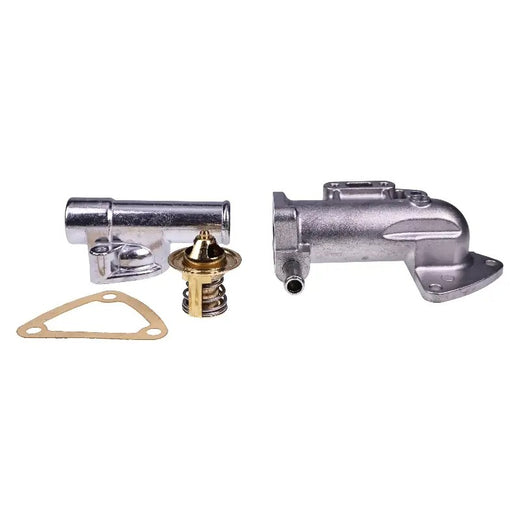 Thermostat 2500870 Cover 2810945 Complete Water Flange 5001956 554082 for Kubota Engine Z482 D662 D722 - KUDUPARTS