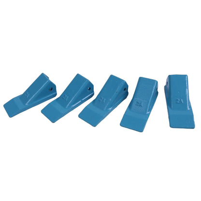 Dents de godet 2AH et 2AHX pour excavatrice et chargeuse, 5 pièces