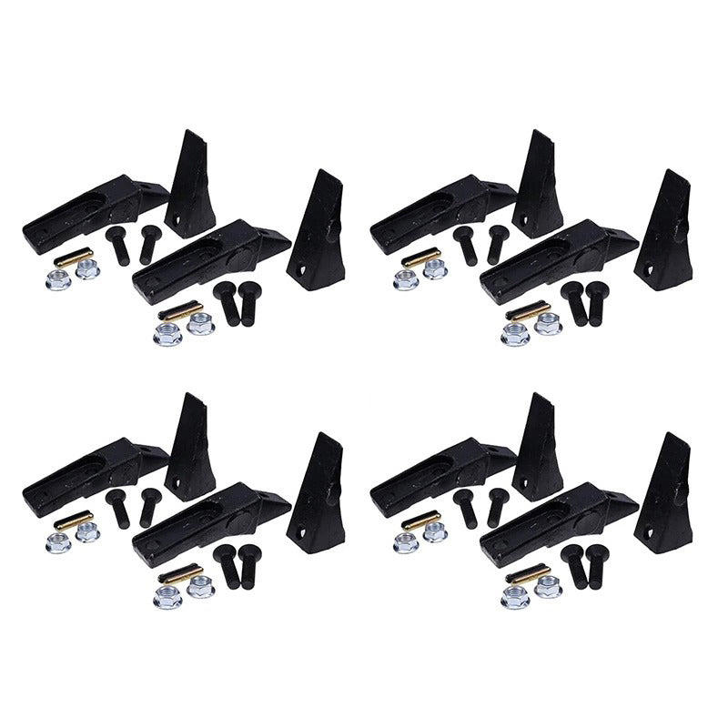 8 piezas 6737325 Diente de cucharón y 6737326 Pasador flexible para miniexcavadora Bobcat