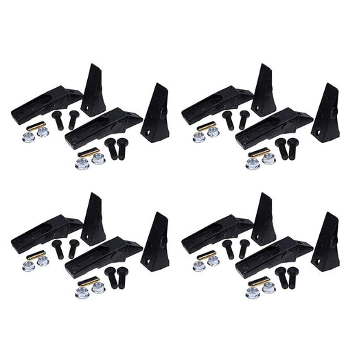 8 Pieces 6737325 Bucket Tooth & 6737326 Flex Pin for Bobcat Style Mini Excavator Skid Steer Loader - KUDUPARTS