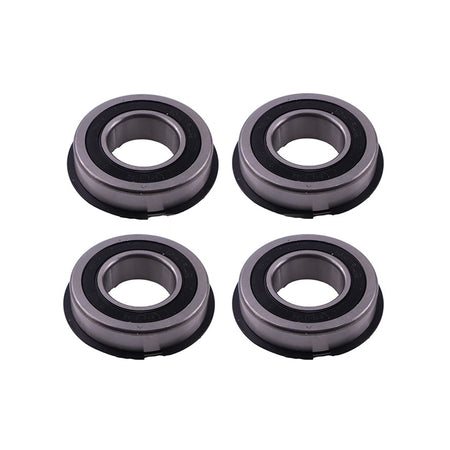 4 Pieces Front Wheel Bearing AM33797 AM102605 for John Deere Tractor 110 112 140 200 208 210 212 214 216 300 312 314 316 317 318 420 - KUDUPARTS
