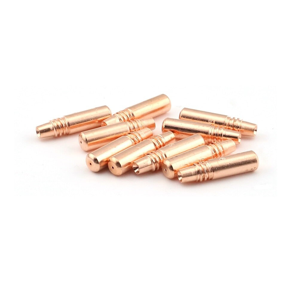 10 Pieces .030" Heavy Duty Contact Tip 206185 for Miller MIG Welding Gun Roughneck C-Series Spoolmatic XR/XR-M XR-Edge - KUDUPARTS