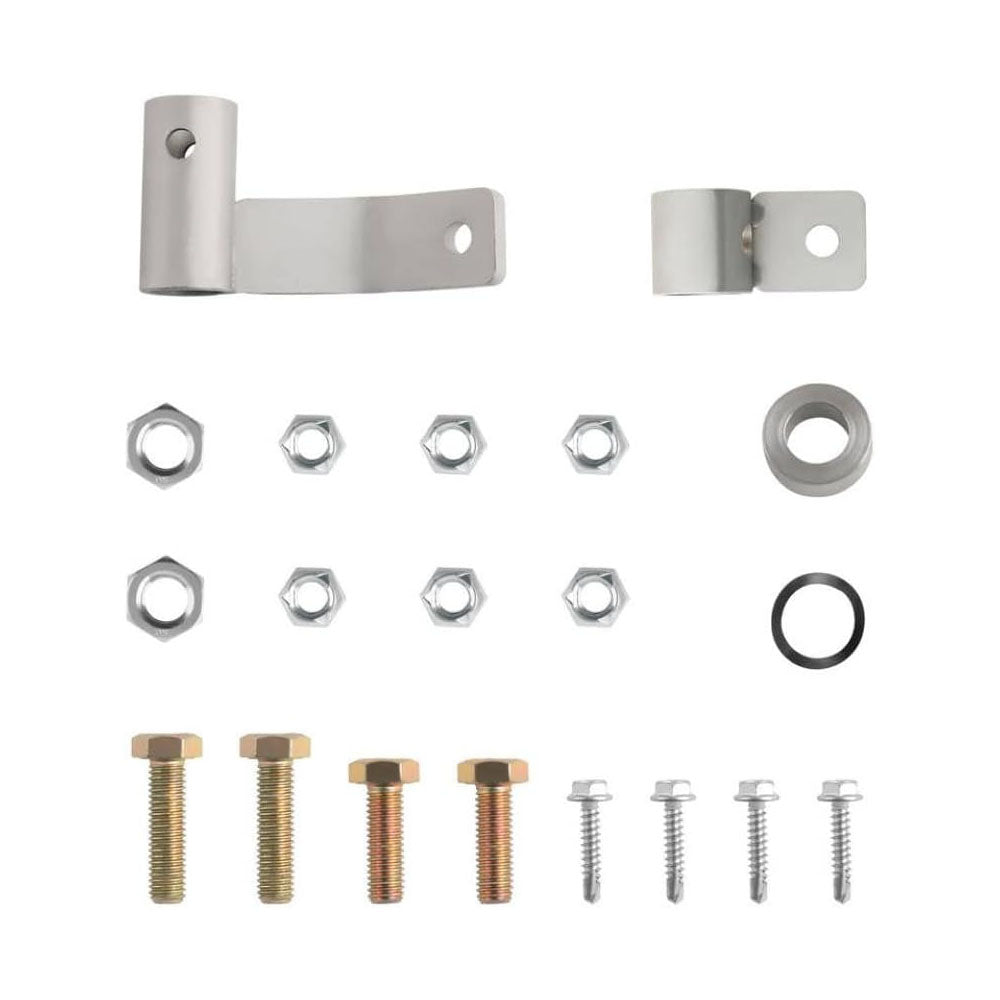 Stainless Twin-Stick Shifter With Boot NP205GM8 for GM NP205 8-Bolt Transfer Case
