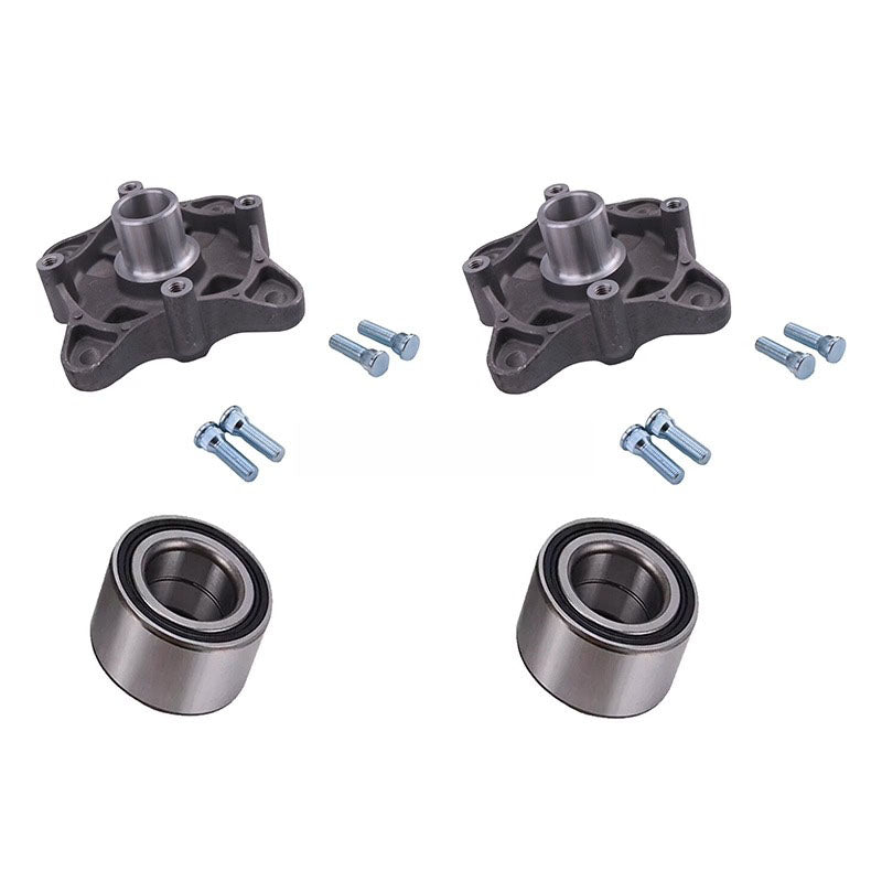 Rear Wheel Hub With Bearing Bolt 5134311 3514635 for Polaris RZR 800 EFI RZR S 4 800 2008-2014 - KUDUPARTS