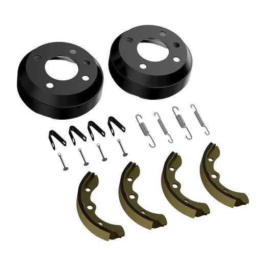 2 Pieces Golf Cart Brake Drum Kit for Yamaha Golf Cart G1 G2 G8 G9 1982-1992 - KUDUPARTS