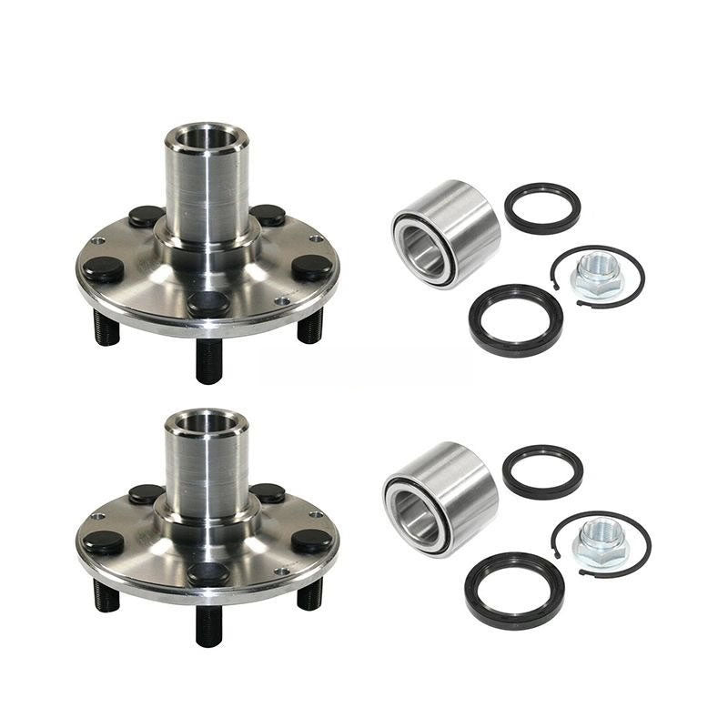 2 Sets Front Wheel Hub and Bearing Kit 513248 930-502 for Subaru Forester Impreza Excludes Legacy