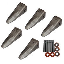 5 unités pour pelle Caterpillar CAT 225 227 229 245 320B 320C 320D 322 325 325B 330 - Pointes de dents de godet forgées - longues 1U-3352