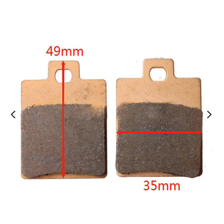 2 PCS Brake Pads for Dirt Bike Four Wheeler Pit Bike Trail Bike 50cc 70cc 90cc 110cc 125cc 150cc 200cc 250cc ATV - KUDUPARTS
