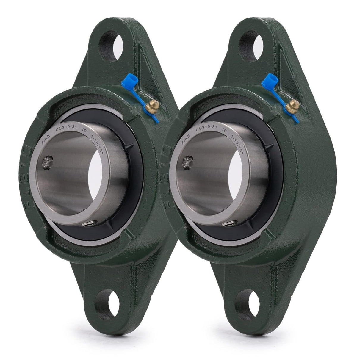 1-15/16" 2-Bolt Double Seal Oval Flange Bearing UCFL210-31 - KUDUPARTS