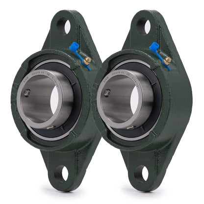 1-15/16" 2-Bolt Double Seal Oval Flange Bearing UCFL210-31