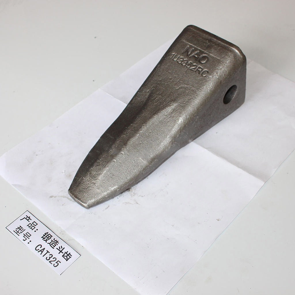 1 Unit For Caterpillar Excavator CAT 225 227 229 245 320B 320C 320D 322 325 325B 330 Forging Bucket Tooth Tips-long 1U-3352 - KUDUPARTS