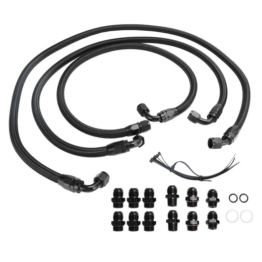 Transmission Cooler Lines Kit 21101404 for Duramax Engine LB7 LLY 6.6L Chevrolet GMC 2001-2005 - KUDUPARTS