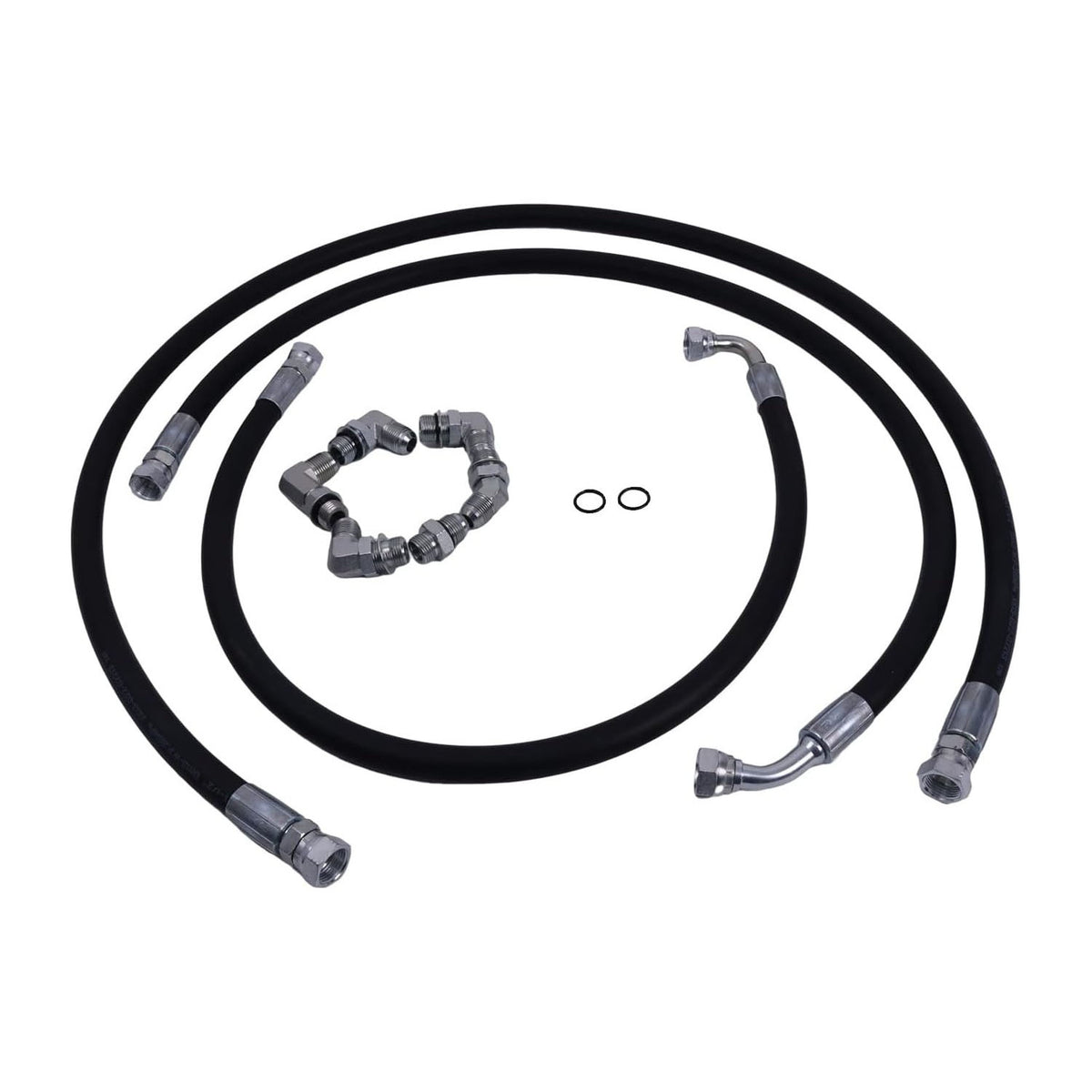 Allison Transmission Cooler Lines With Adapters 20835123 for Duramax Engine LLY LBZ LMM 6.6L Chevrolet GMC 2006-2010 - KUDUPARTS