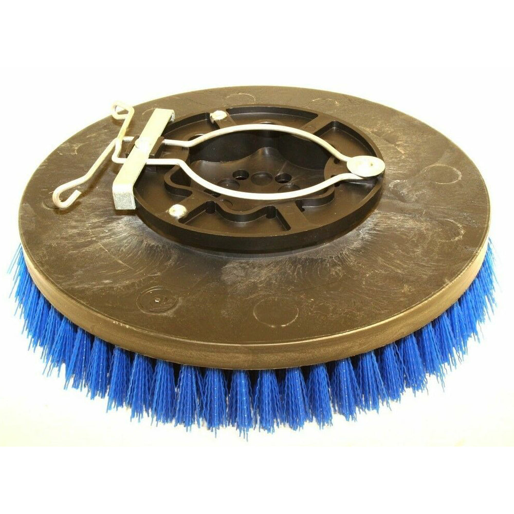 12.5" Pad 13" Brush Surface Blue 0.8mm Corrugated PP Bristle Brush 1014346 for Tennant Floor Scrubber T7 A5 T5e - KUDUPARTS
